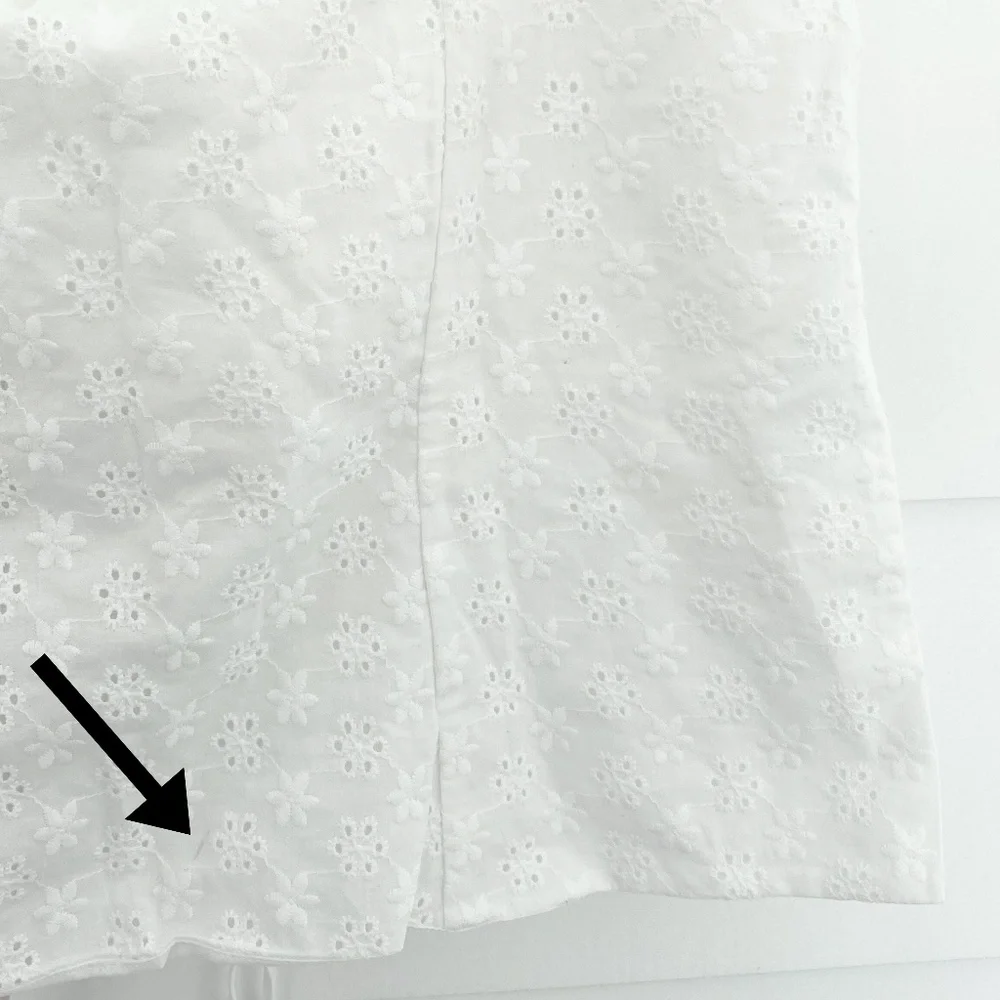 NEW House of CB Juana Top White Large+ (XL)